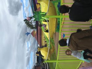 Abby on a ride at SeaWorld