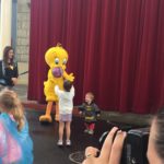 Abby dancing with Tweety