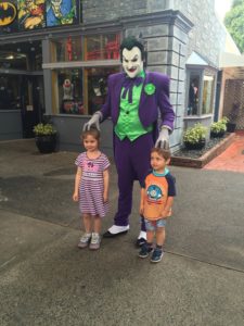 Abby and Aiden with the Joker