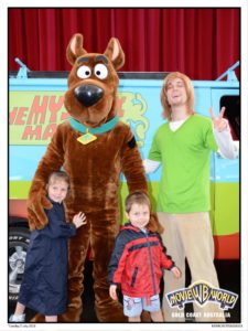 Abby, Aiden and Scooby Doo