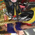 Abby on the Merry Go Round at Sea World